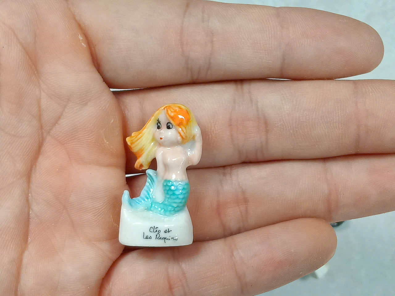 French Porcelain Fèves Vintage Princess & Prince Figurines – Miniature Ceramic Disney Fairytale Charms Cendrillon Tiana Mulan Belle