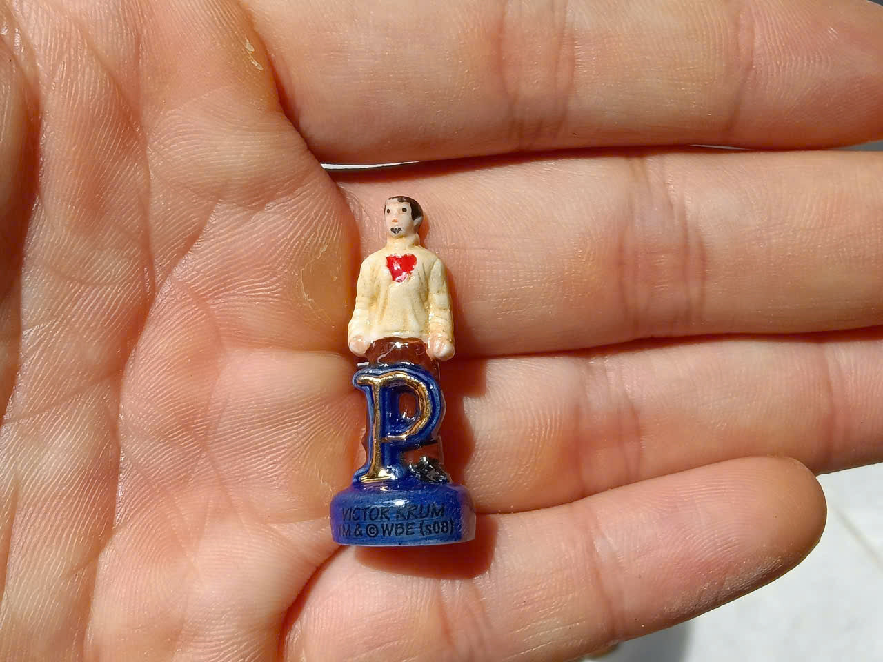 French Porcelain Fèves Vintage Harry Potter Figurines – Miniature Ceramic Wizarding World Letter Charms Hermione Ron Hagrid