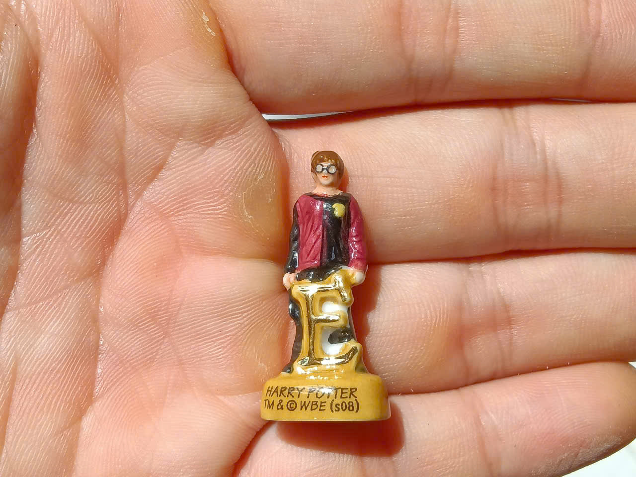 French Porcelain Fèves Vintage Harry Potter Figurines – Miniature Ceramic Wizarding World Letter Charms Hermione Ron Hagrid