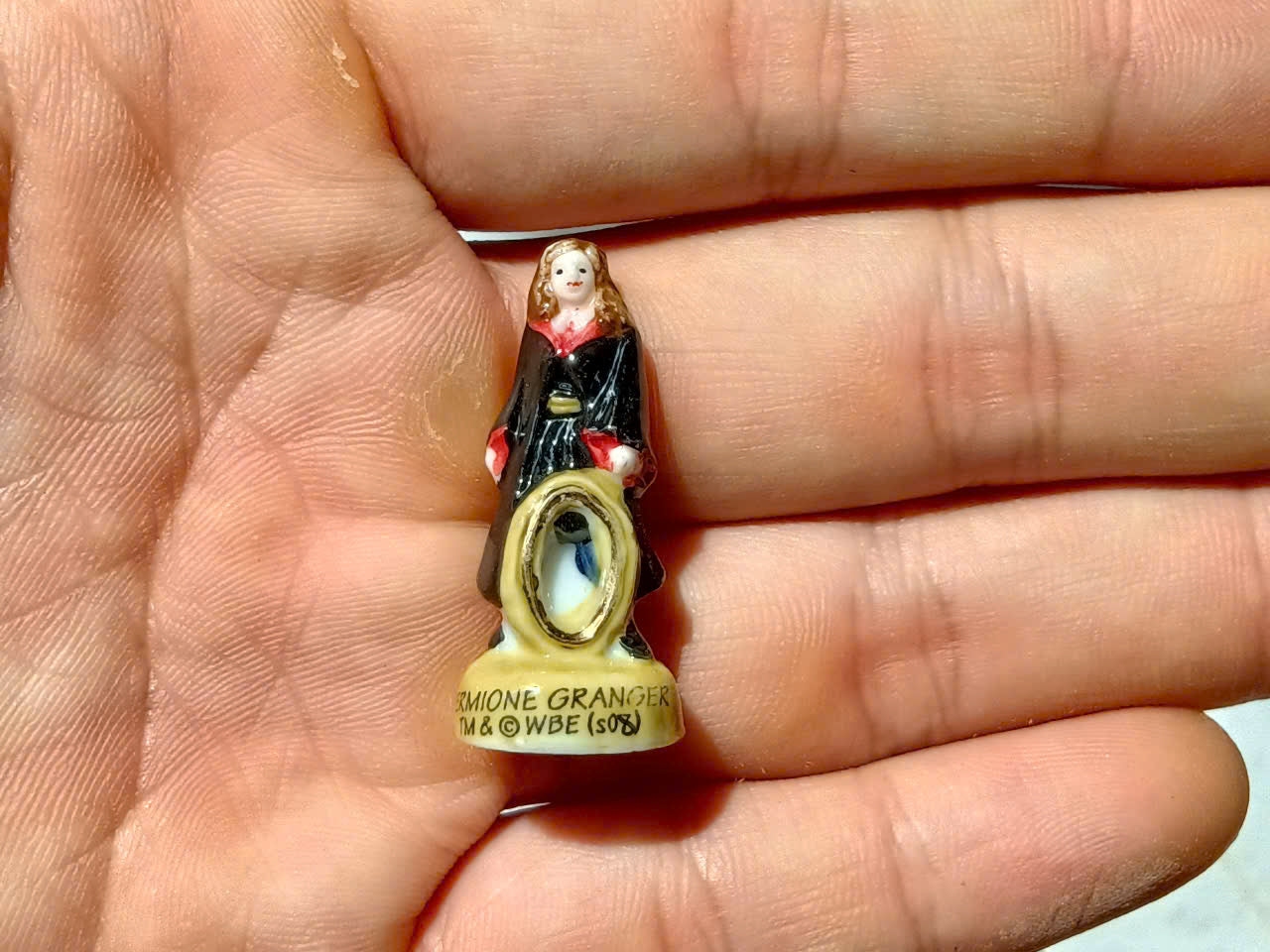 French Porcelain Fèves Vintage Harry Potter Figurines – Miniature Ceramic Wizarding World Letter Charms Hermione Ron Hagrid