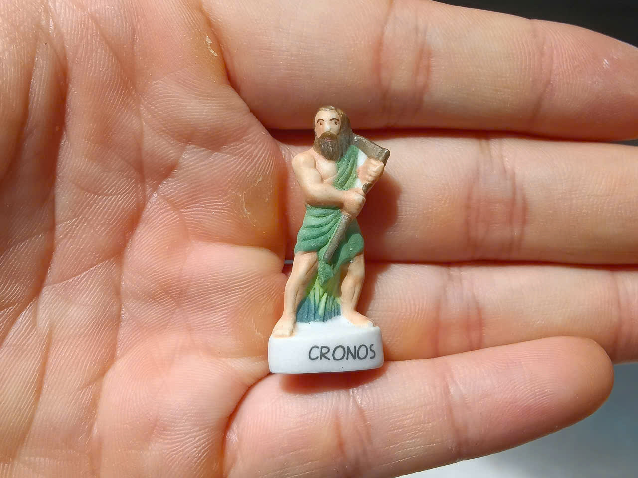 French Porcelain Fèves Vintage Greek Mythology Gods Figurines – Miniature Ceramic Zeus Poseidon Athena Hades Charms