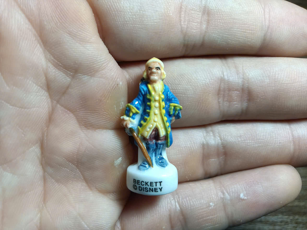 French Porcelain Fèves Vintage Pirates of the Caribbean Figurines – Miniature Ceramic Disney Charms Jack Sparrow Davy Jones Barbossa