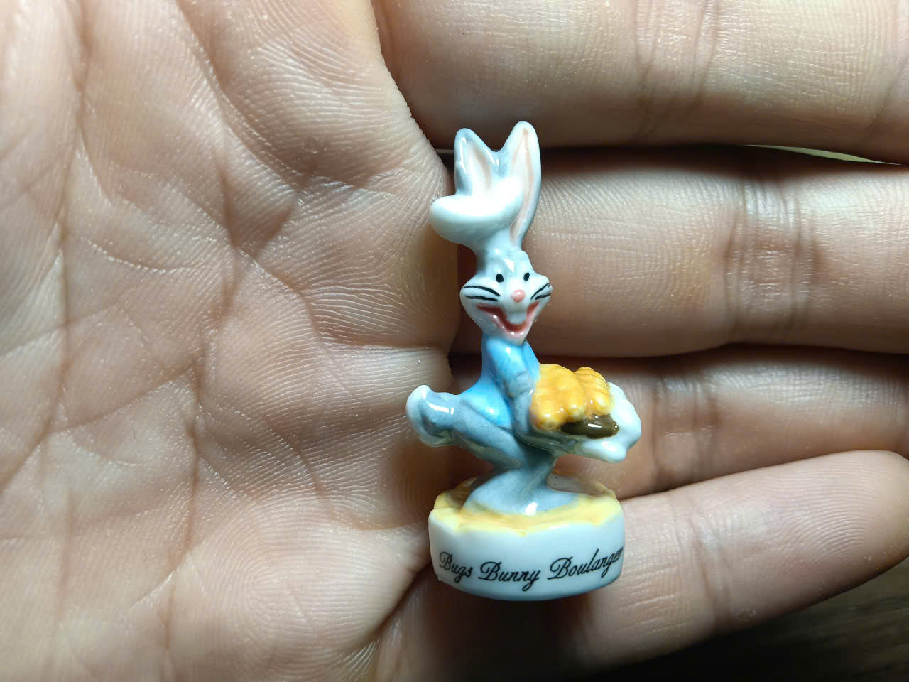French Porcelain Fèves Vintage Looney Tunes Boulanger Figurines – Miniature Ceramic Baker Charms Bugs Bunny Daffy Duck Tweety Porky Pig