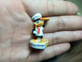 French Porcelain Fèves Vintage Looney Tunes Boulanger Figurines – Miniature Ceramic Baker Charms Bugs Bunny Daffy Duck Tweety Porky Pig