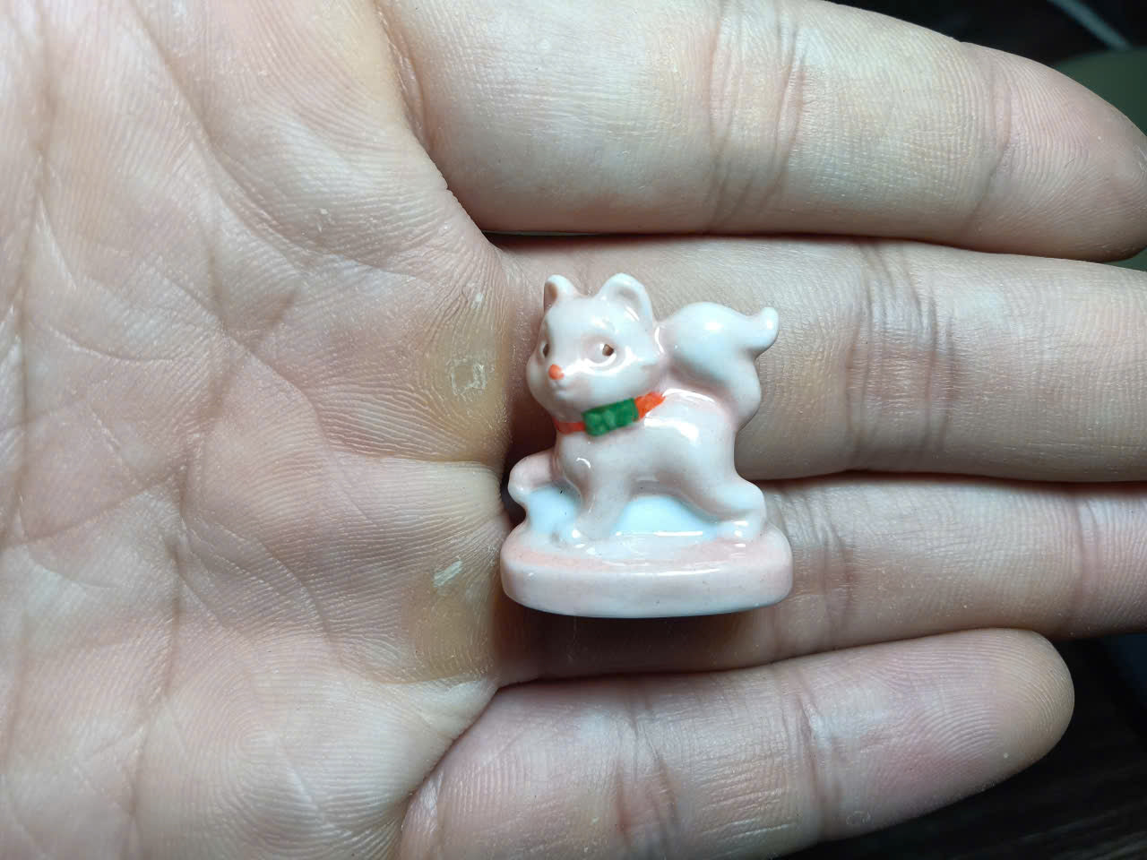French Porcelain Fèves Vintage Strawberry Shortcake Figurines – Miniature Ceramic Charms Charlotte aux Fraises Custard Pupcake