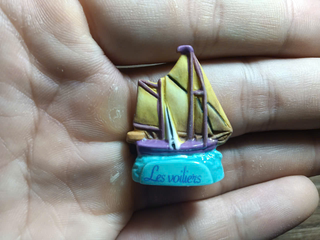 French Porcelain Fèves Vintage Sailboats Les Voiliers Figurines – Miniature Ceramic Nautical Charms Sailing Ships Ocean Decor