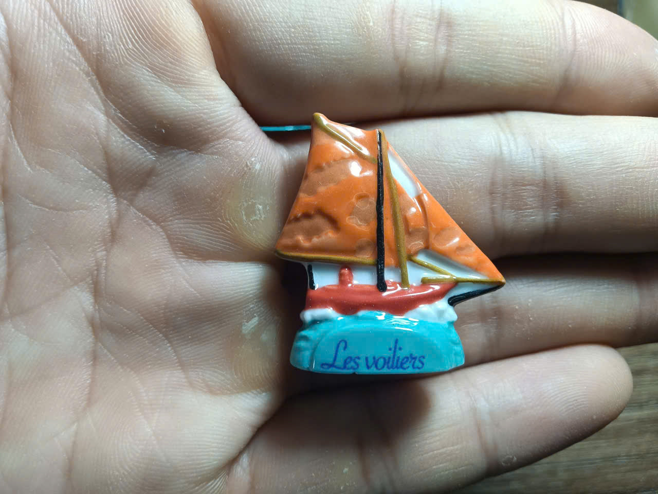French Porcelain Fèves Vintage Sailboats Les Voiliers Figurines – Miniature Ceramic Nautical Charms Sailing Ships Ocean Decor