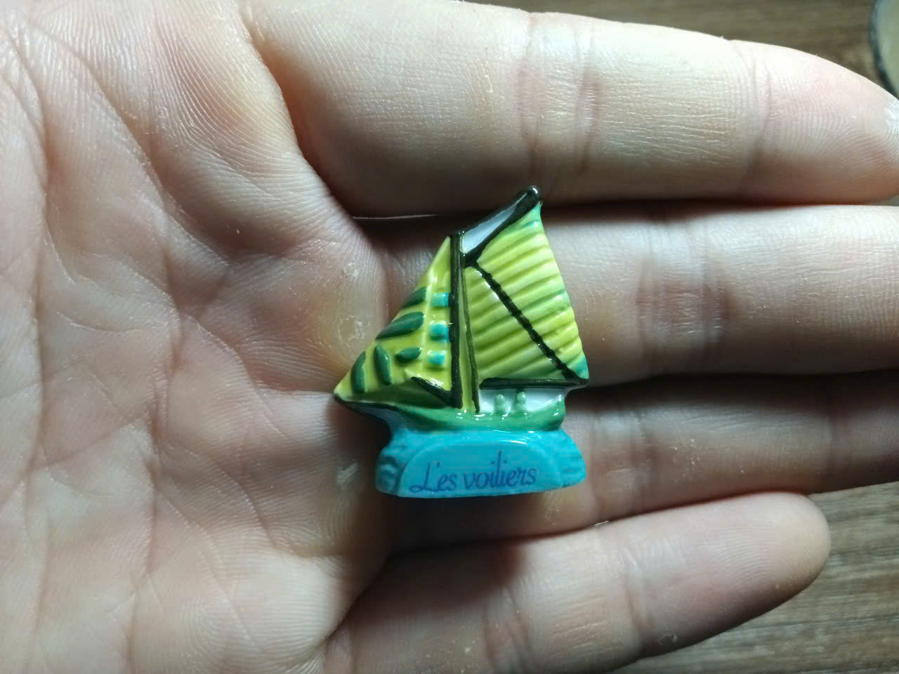 French Porcelain Fèves Vintage Sailboats Les Voiliers Figurines – Miniature Ceramic Nautical Charms Sailing Ships Ocean Decor