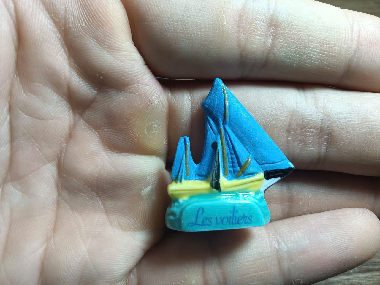 French Porcelain Fèves Vintage Sailboats Les Voiliers Figurines – Miniature Ceramic Nautical Charms Sailing Ships Ocean Decor