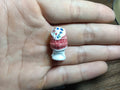 French Porcelain Fèves Vintage Imperial Fabergé Easter Eggs Figurines – Miniature Ceramic Charms Ornamental Jewel Eggs