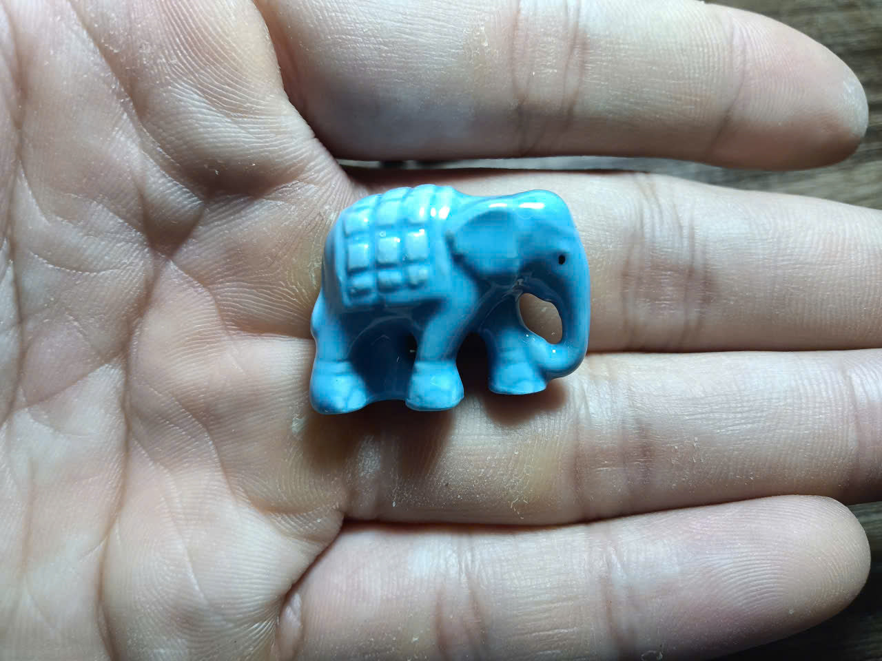 French Porcelain Fèves Vintage Colorful Elephants Figurines – Miniature Ceramic Animal Charms Lucky Elephant Decor Collection