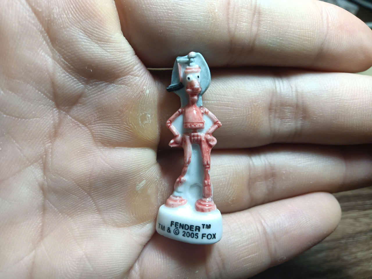 French Porcelain Fèves Vintage Robots Movie 2005 Figurines – Miniature Ceramic Charms Rodney Copperbottom Fender Bigweld Cappy