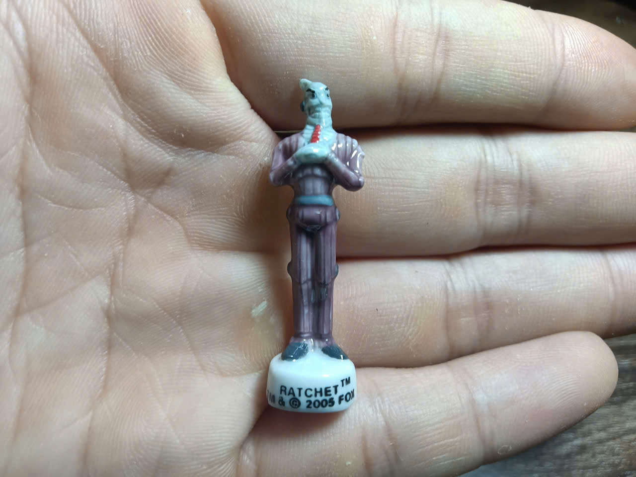 French Porcelain Fèves Vintage Robots Movie 2005 Figurines – Miniature Ceramic Charms Rodney Copperbottom Fender Bigweld Cappy