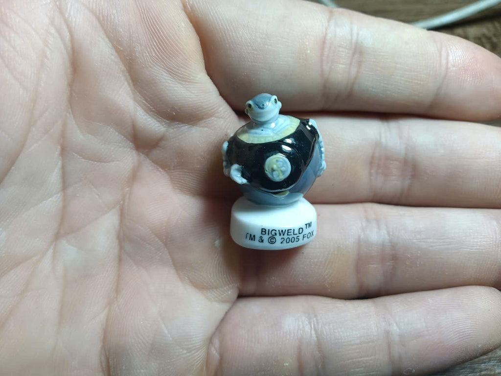 French Porcelain Fèves Vintage Robots Movie 2005 Figurines – Miniature Ceramic Charms Rodney Copperbottom Fender Bigweld Cappy