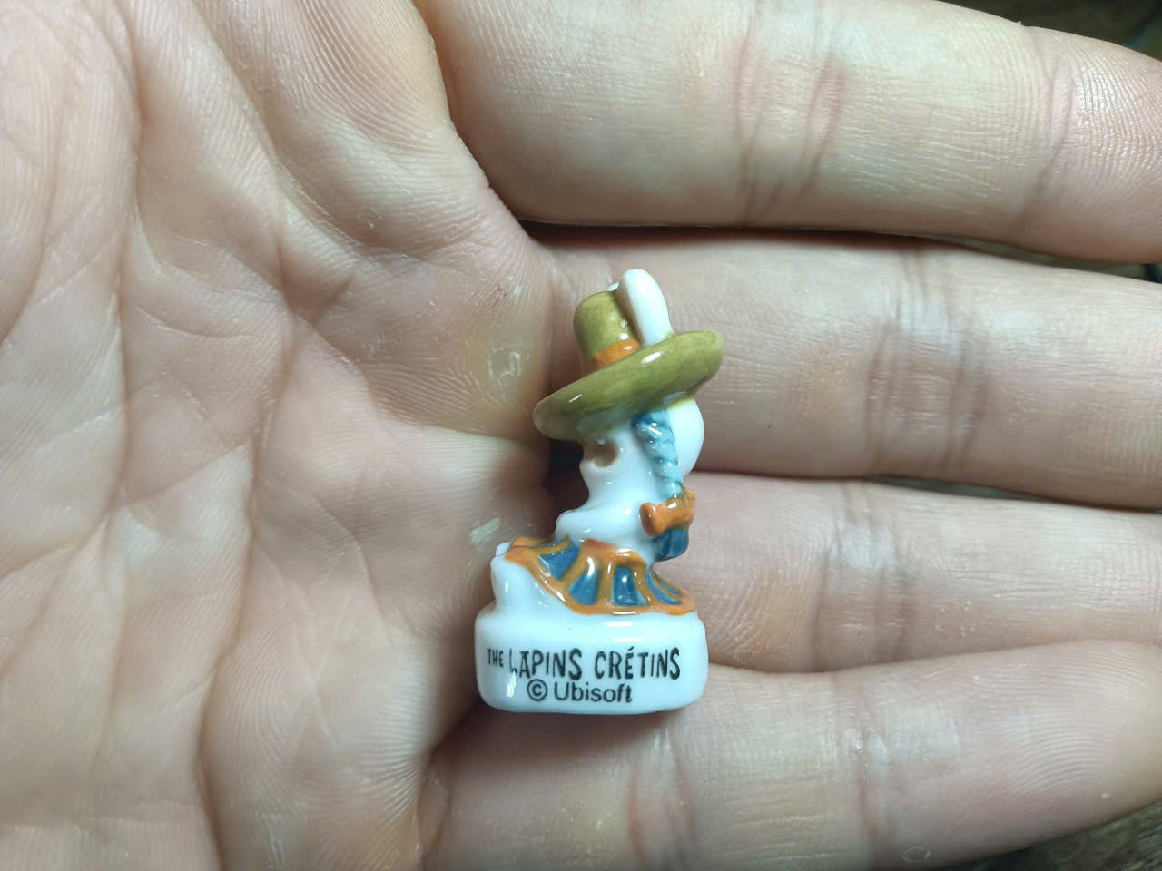 French Porcelain Fèves Vintage Raving Rabbids Around The World Figurines – Miniature Ceramic Charms Les Lapins Crétins Ubisoft