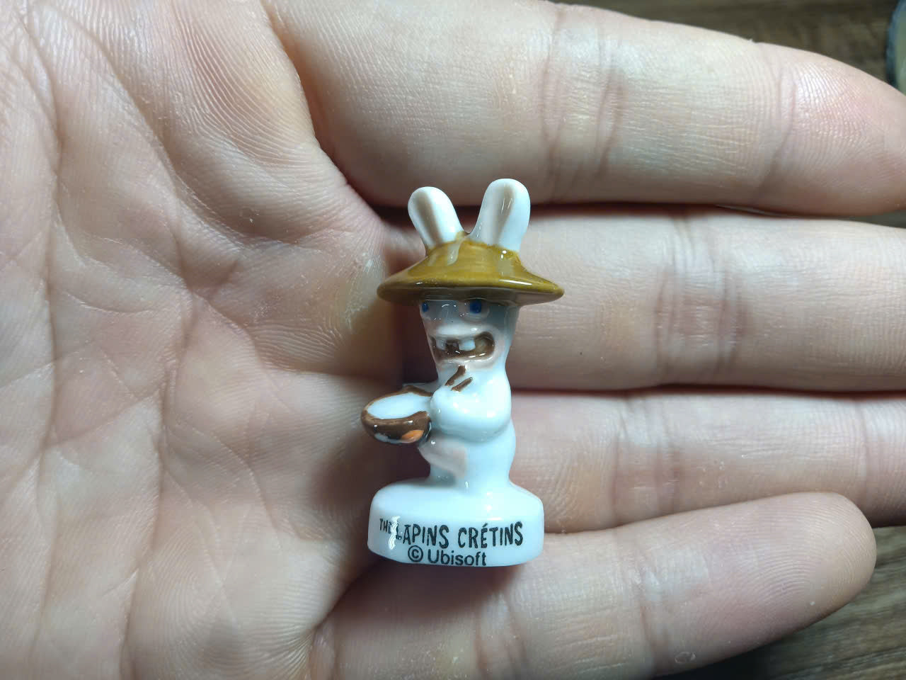 French Porcelain Fèves Vintage Raving Rabbids Around The World Figurines – Miniature Ceramic Charms Les Lapins Crétins Ubisoft