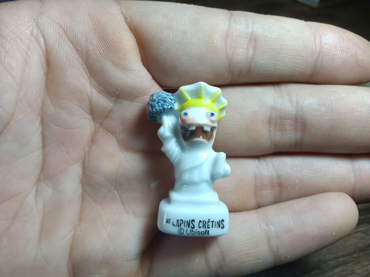French Porcelain Fèves Vintage Raving Rabbids Around The World Figurines – Miniature Ceramic Charms Les Lapins Crétins Ubisoft