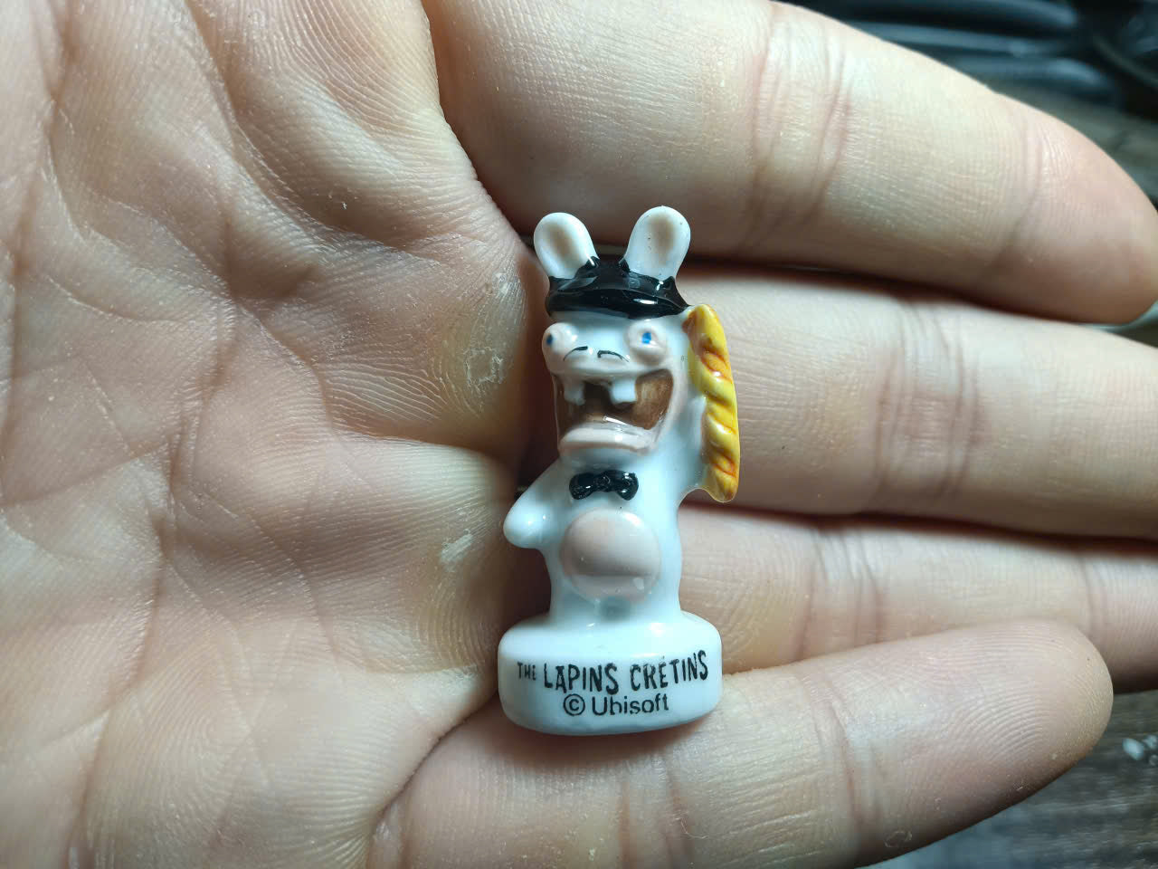 French Porcelain Fèves Vintage Raving Rabbids Around The World Figurines – Miniature Ceramic Charms Les Lapins Crétins Ubisoft