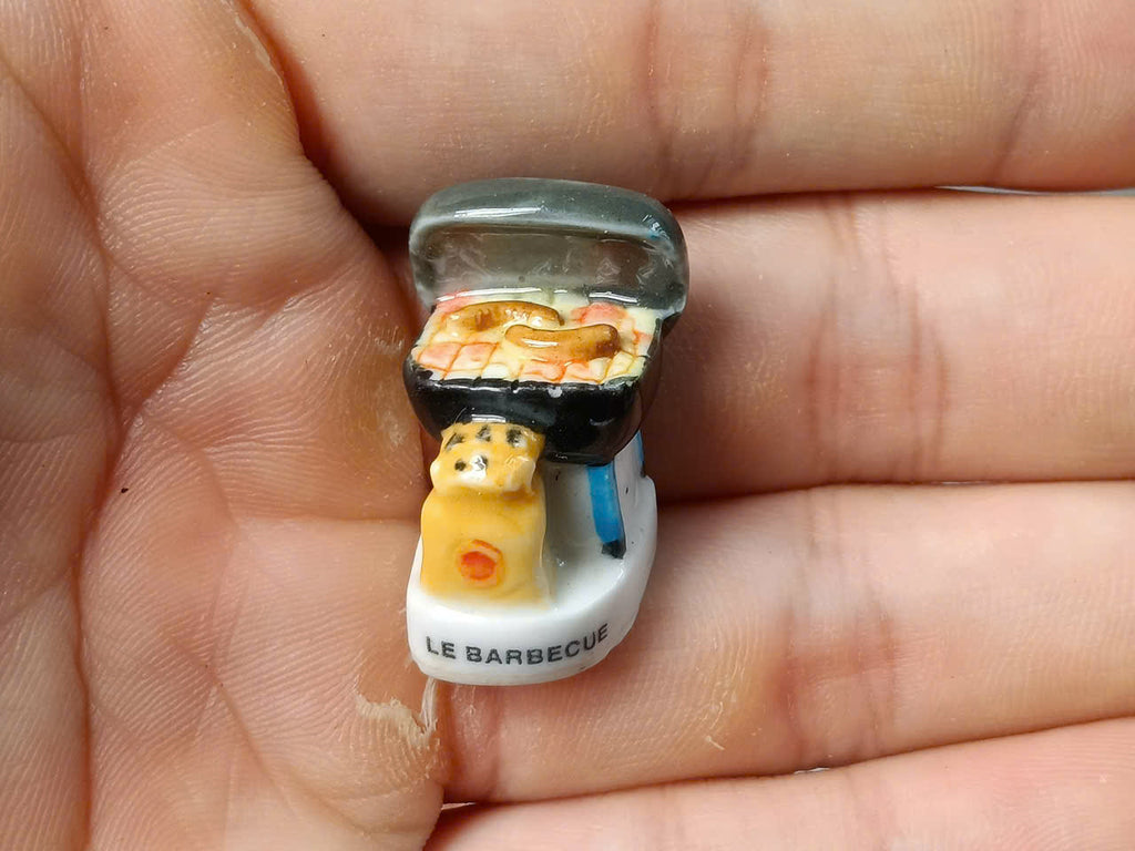 French Porcelain Fèves Vintage Miniature Food & Desserts – Ceramic Charms Pastry Chocolate Bread Chupa Chups (Bản sao)