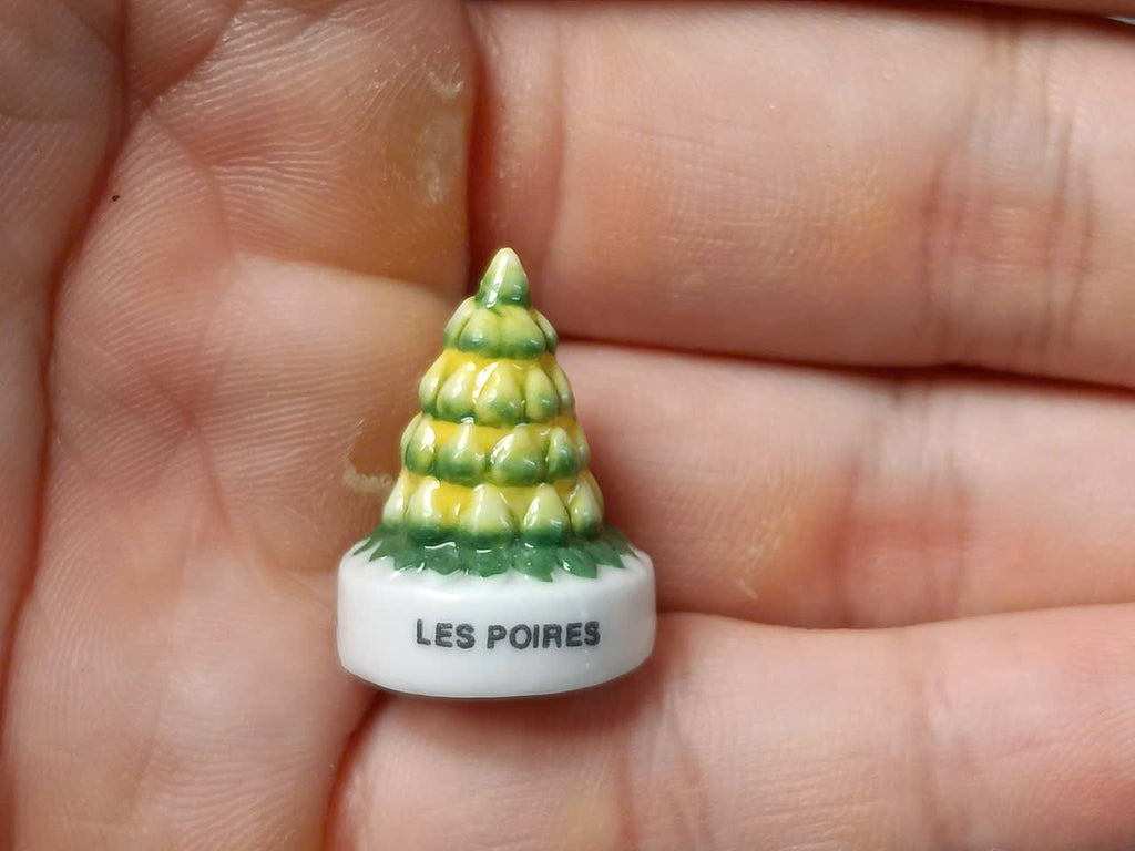 French Porcelain Fèves Vintage Miniature Food & Desserts – Ceramic Charms Pastry Chocolate Bread Chupa Chups