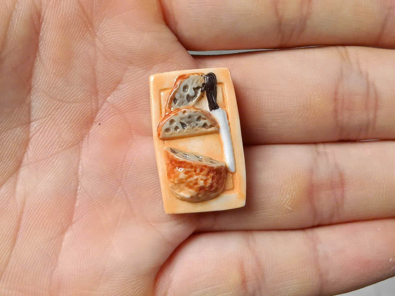 French Porcelain Fèves Vintage Miniature Food & Desserts – Ceramic Charms Pastry Chocolate Bread Chupa Chups