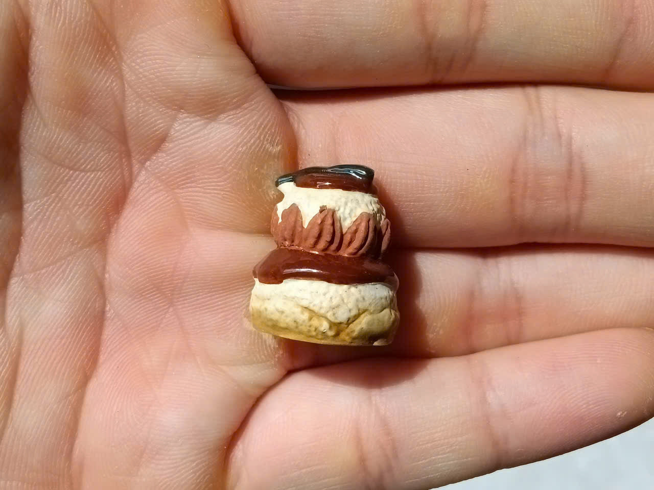 French Porcelain Fèves Vintage Miniature Pastries & Bakery – Ceramic Charms Madeleine Religieuse Tartlet Tarte Tatin