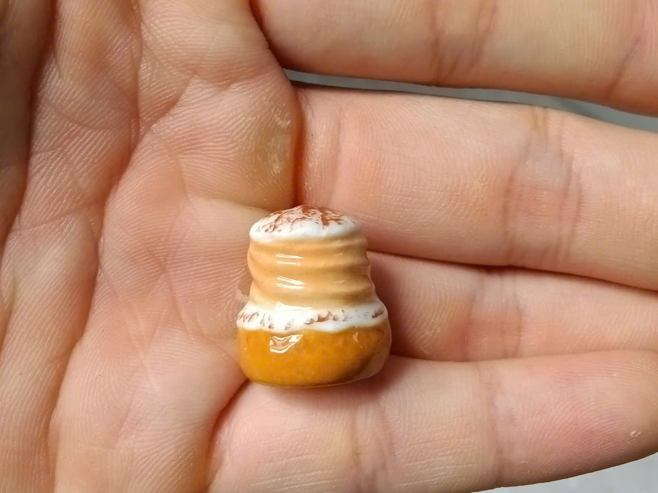French Porcelain Fèves Vintage Miniature Pastries & Bakery – Ceramic Charms Madeleine Religieuse Tartlet Tarte Tatin