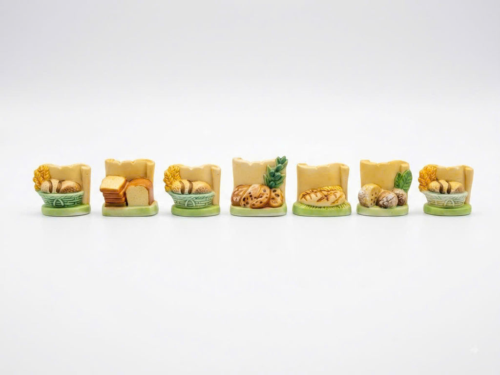 French Bread Fève — Single Handcrafted Ceramic Miniature