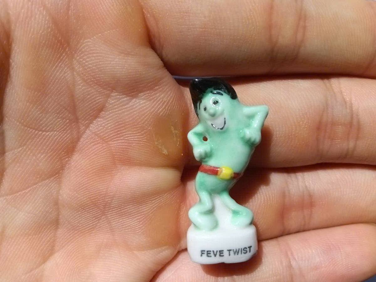 Fève Rock & Roll — Single Handcrafted Ceramic Miniature