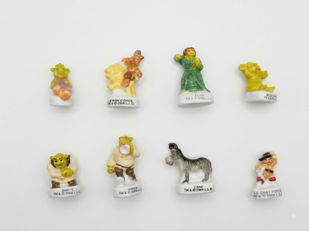 Shrek Fève — Porcelain Miniature (Choose Your Character)