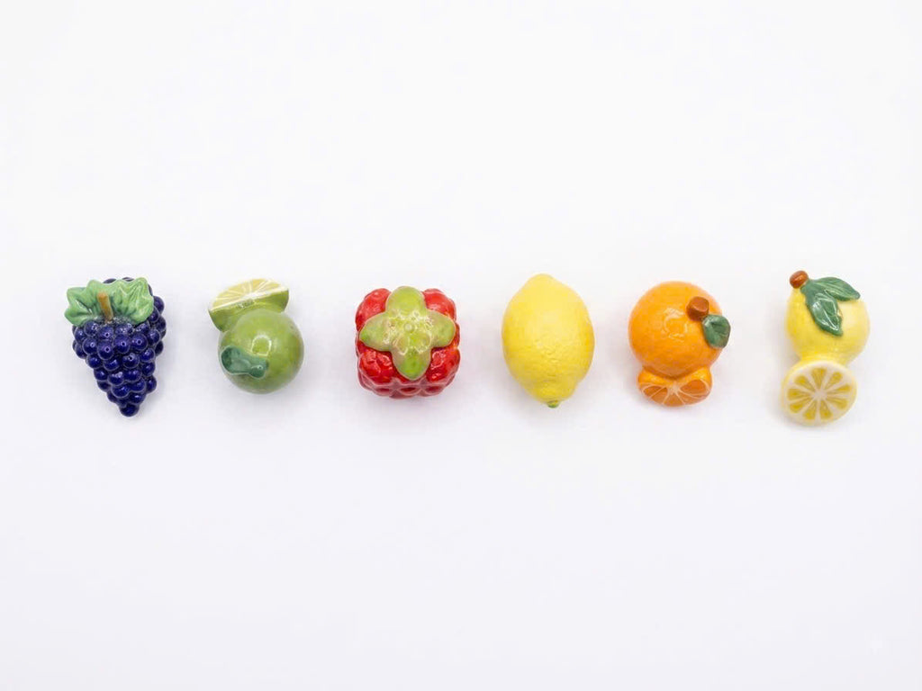 Fruit Fève Porcelain Miniature — Choose Your Character