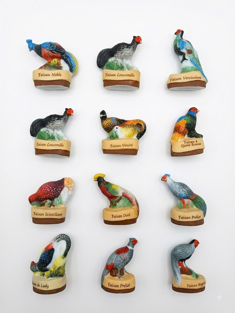 Les Faisans du Monde – Porcelain Fève Collection