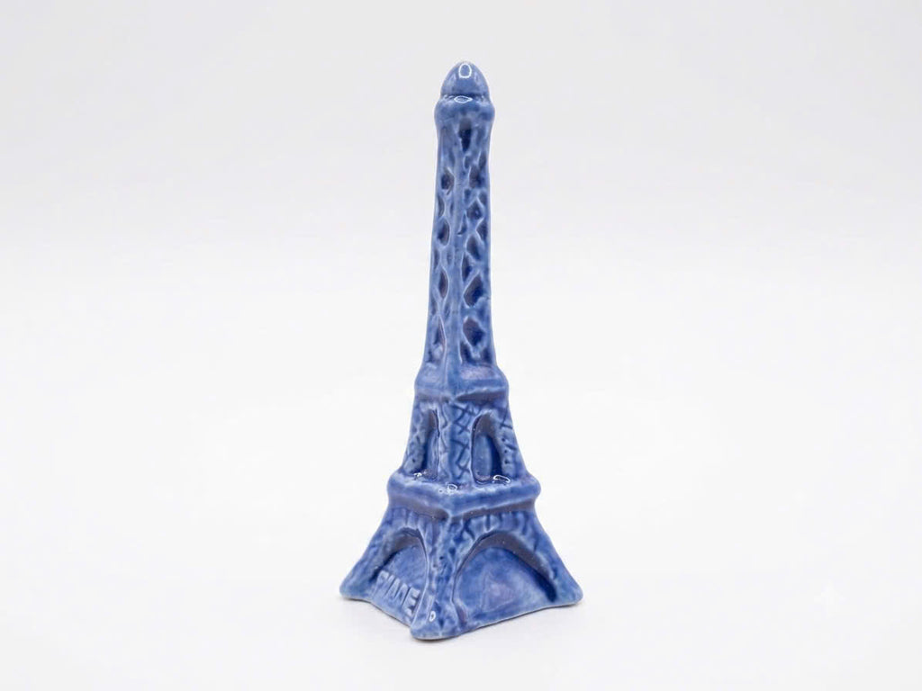Eiffel Tower Porcelain Fève | Miniature Paris Collectible