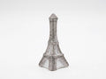 Eiffel Tower Porcelain Fève | Silver Grey Miniature Collectible