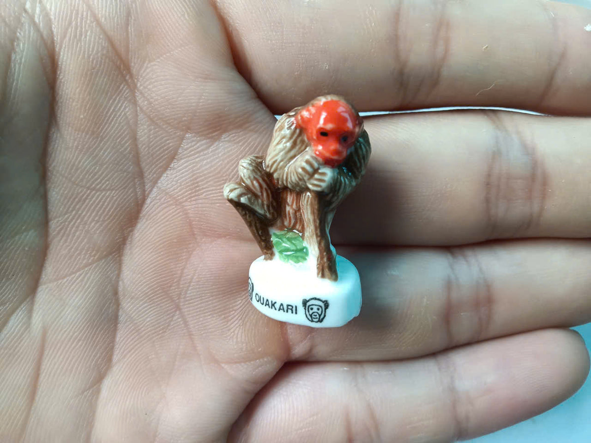 French Monkey Species Porcelain Fève – Single Piece