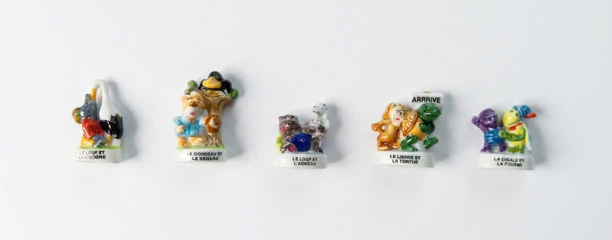 La Fontaine Fables Porcelain Fève – Single Piece