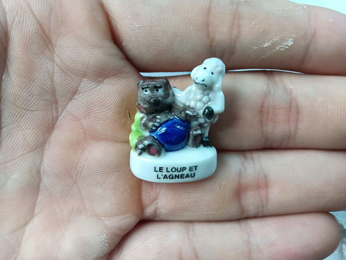 La Fontaine Fables Porcelain Fève – Single Piece