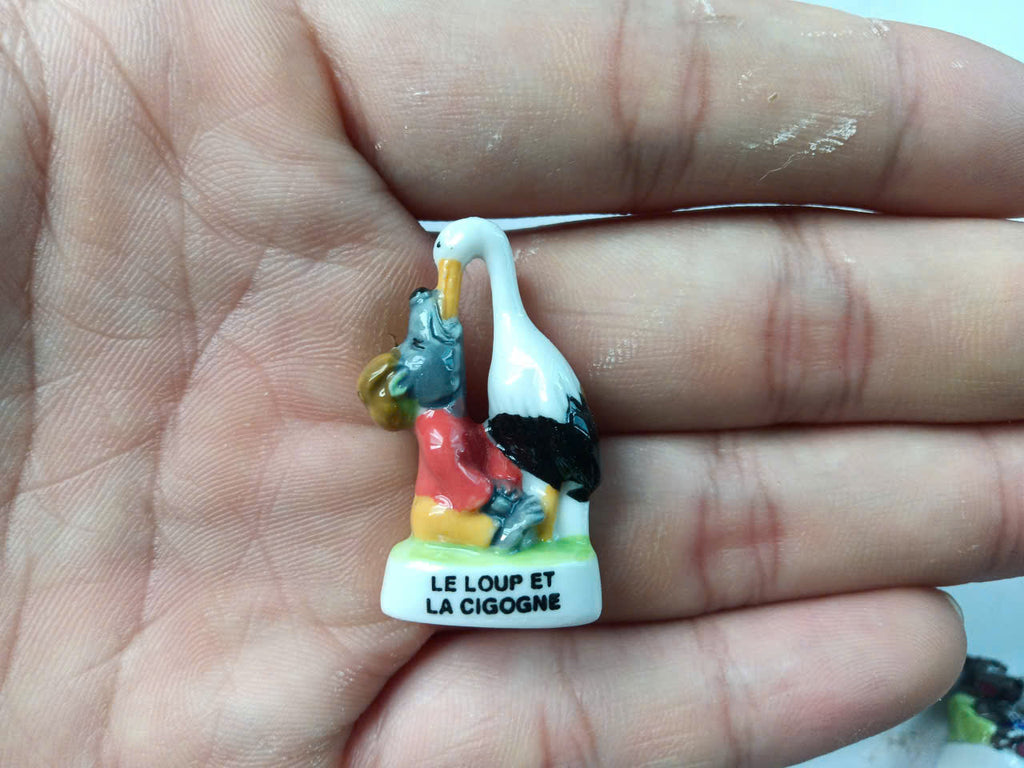 La Fontaine Fables Porcelain Fève – Single Piece