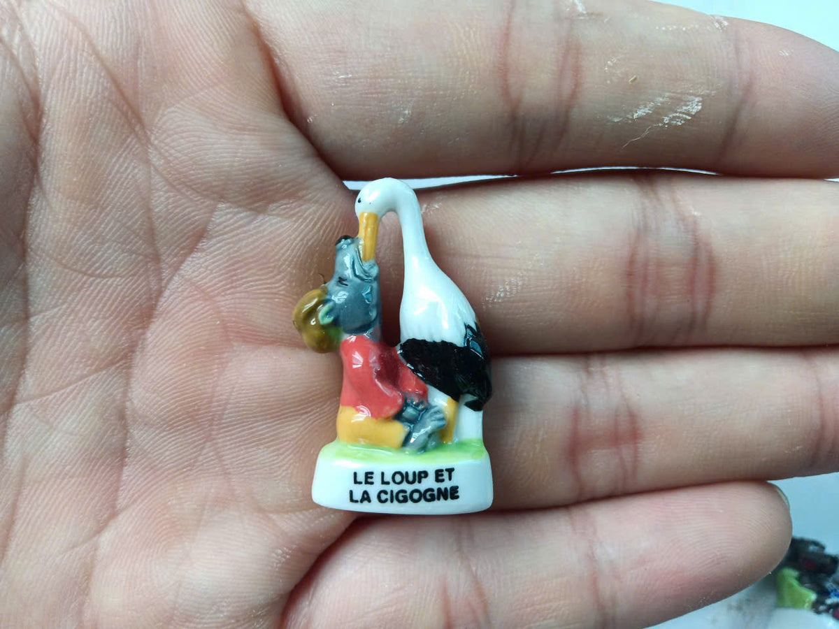 La Fontaine Fables Porcelain Fève – Single Piece