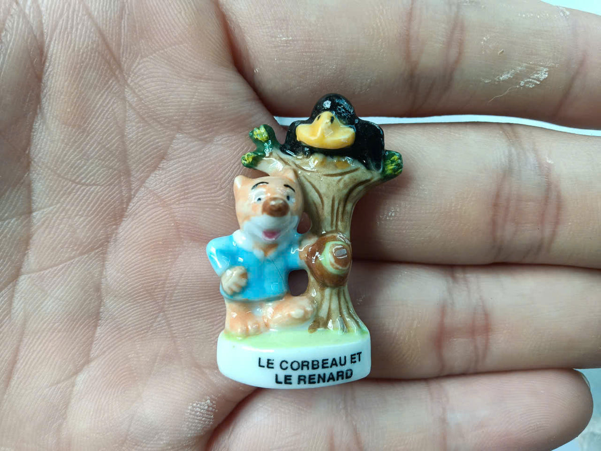 La Fontaine Fables Porcelain Fève – Single Piece