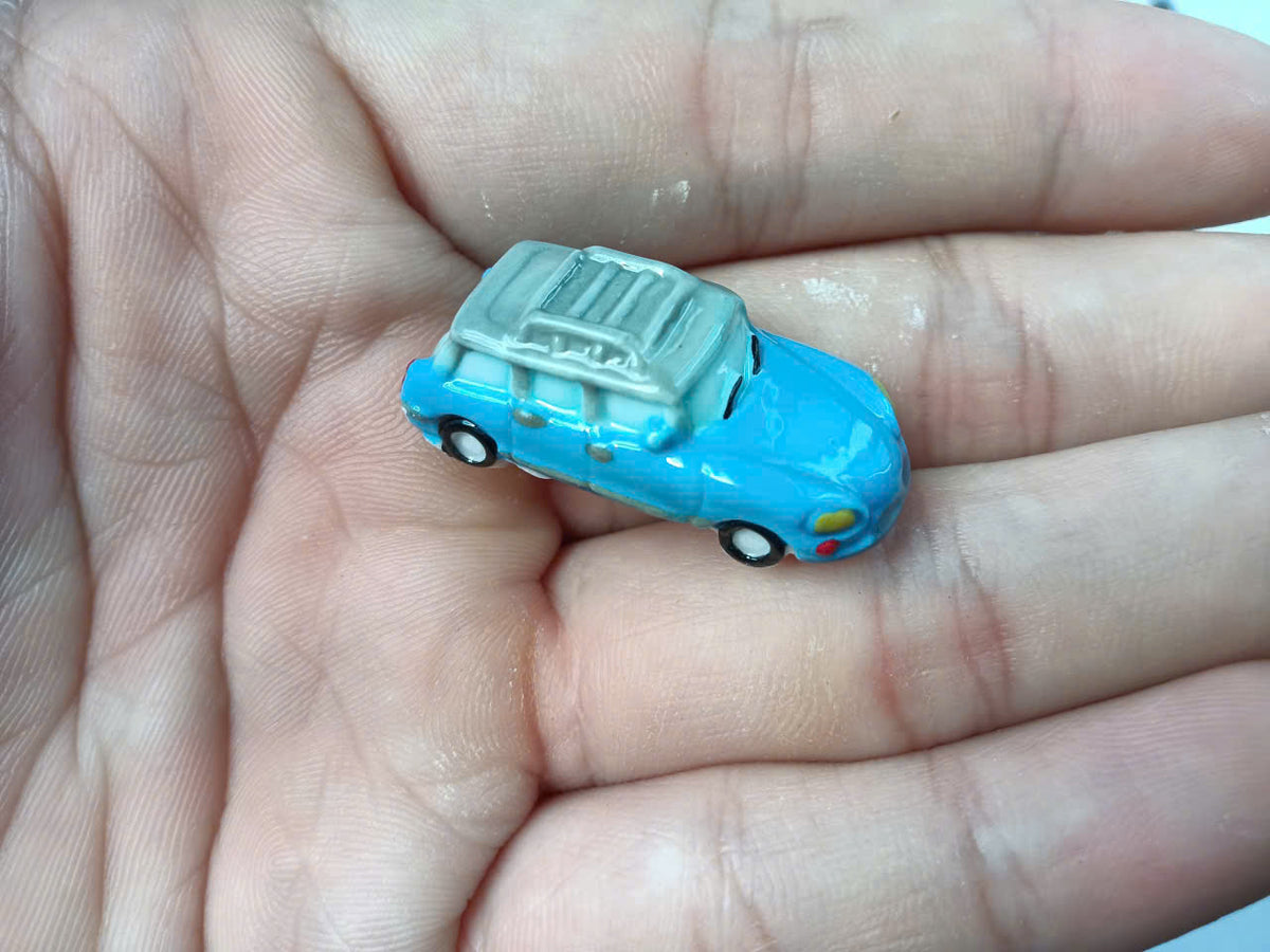 Vintage Classic Car Porcelain Fève – Single Piece