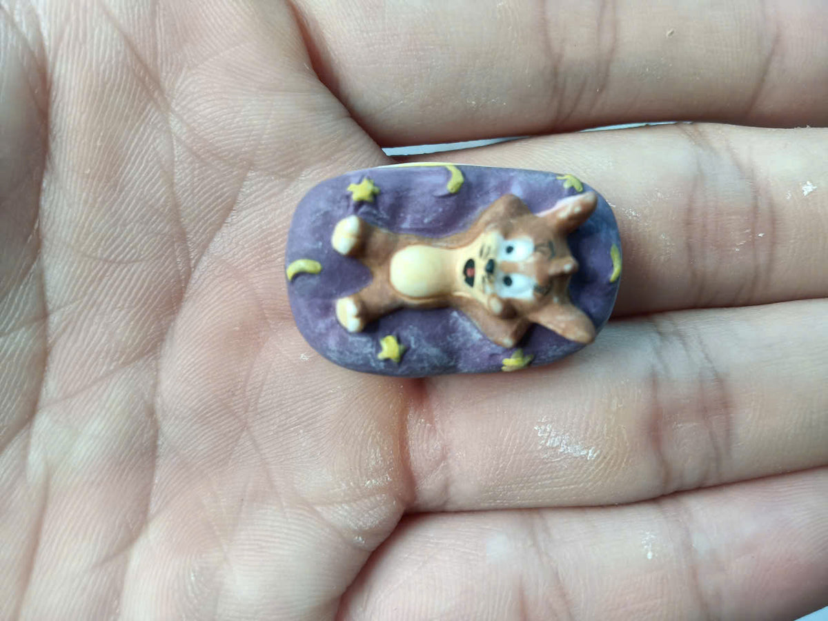 Tom & Jerry Arabian Nights Porcelain Fève – Single Piece