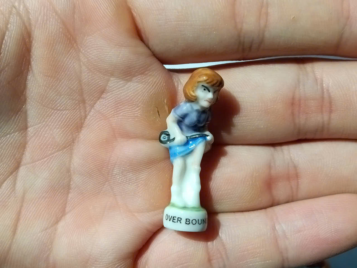 Golf Humour Porcelain Fève – Single Piece