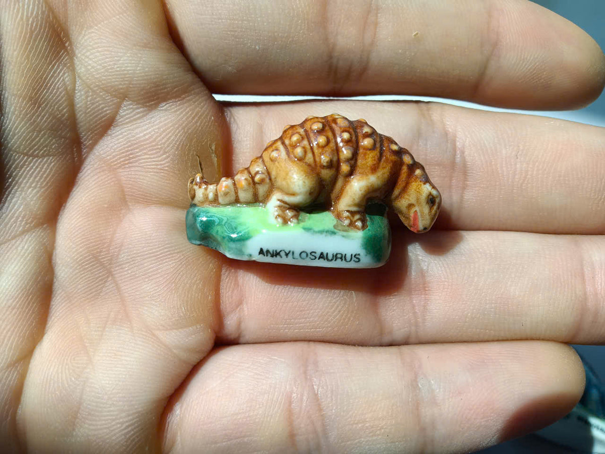 Dinosaur Porcelain Fève – Single Collectible Figurine