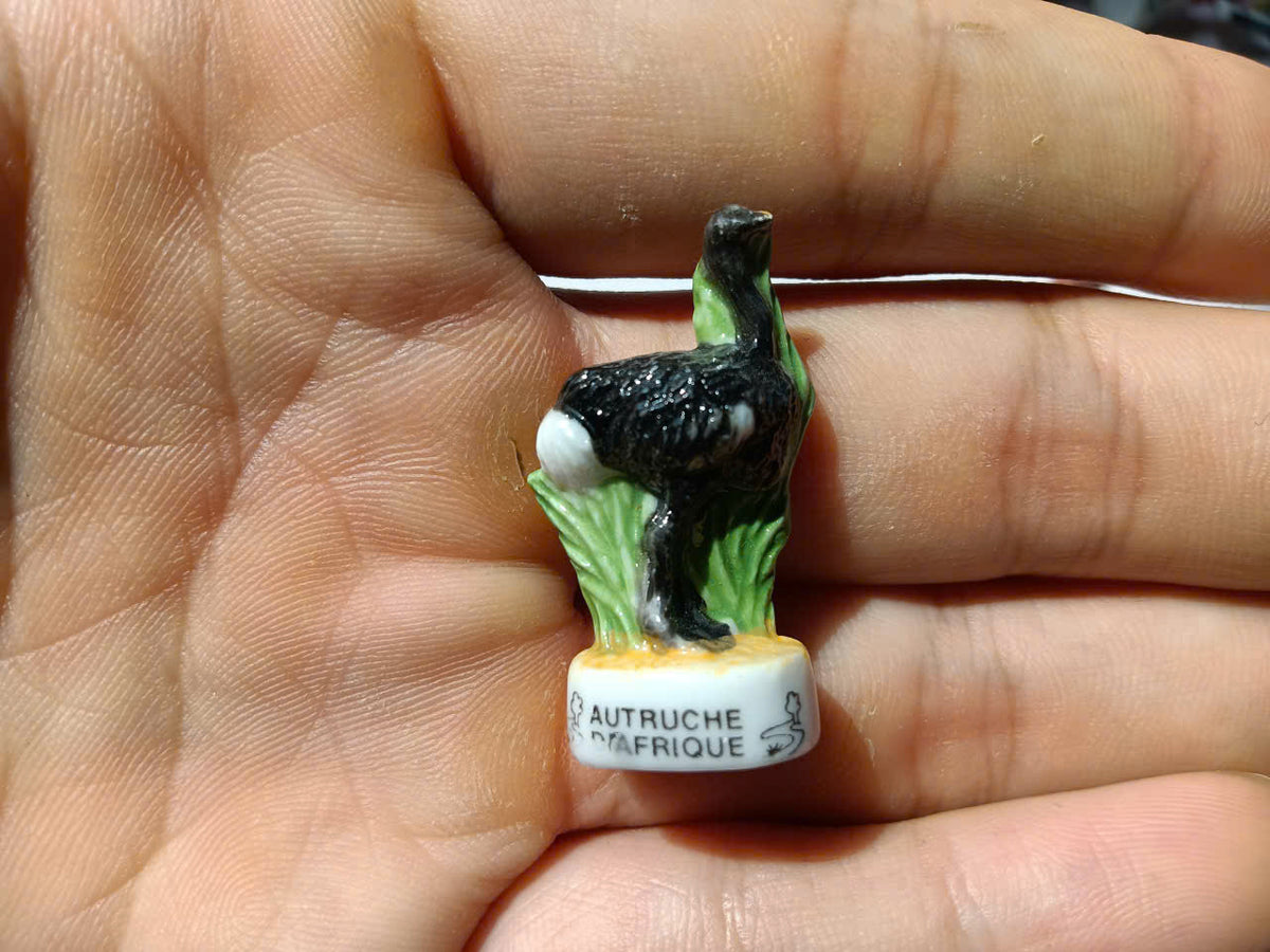 Exotic Birds Porcelain Fève – Single Collectible Figurine