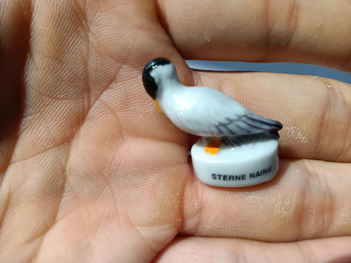 Exotic Birds Porcelain Fève – Single Collectible Figurine