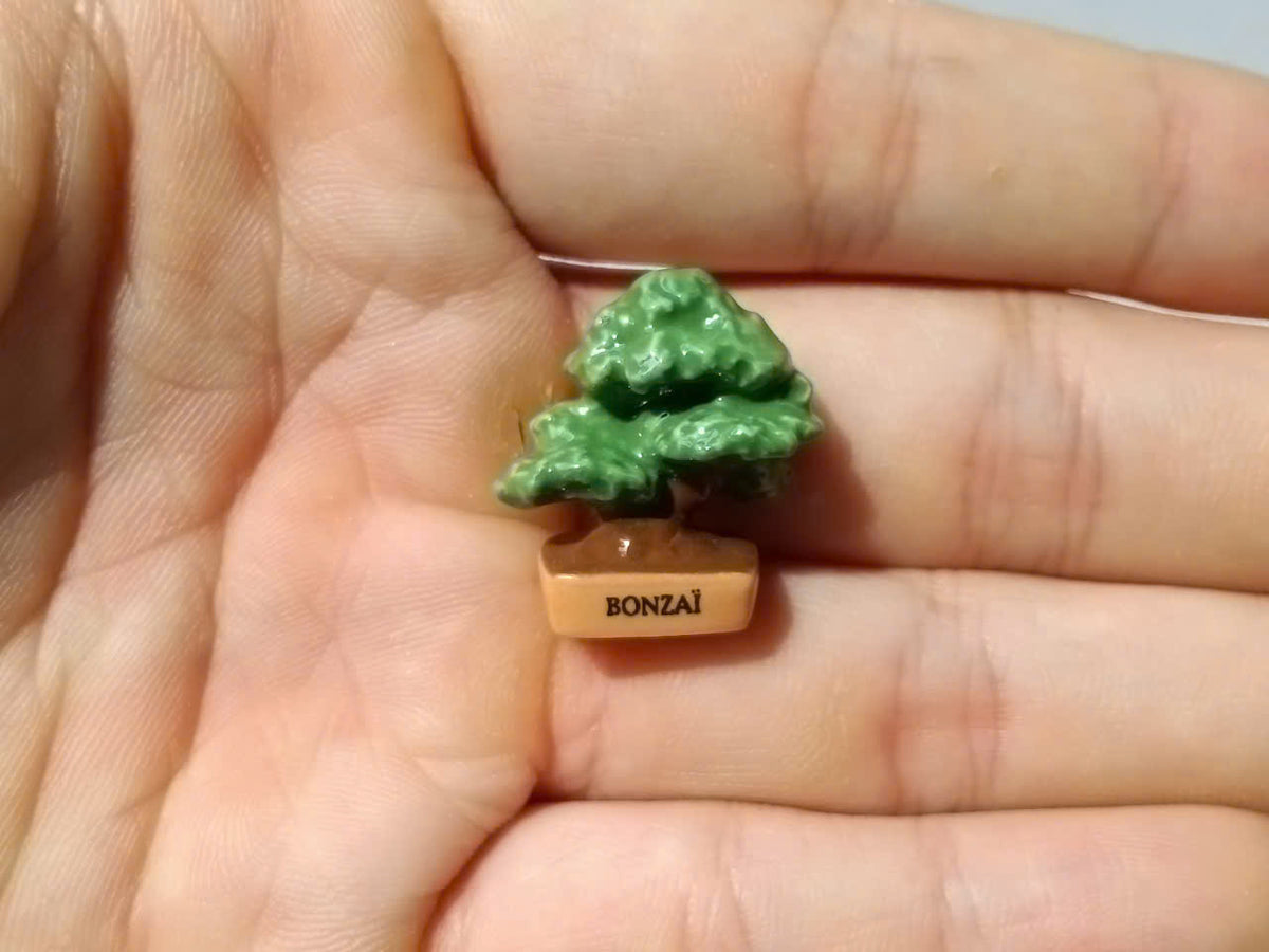 Bonsai Tree Porcelain Fève – Single Collectible Figurine