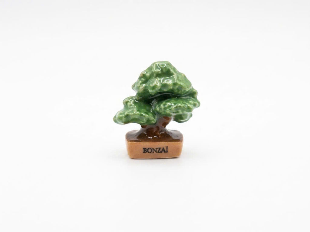Bonsai Tree Porcelain Fève – Single Collectible Figurine