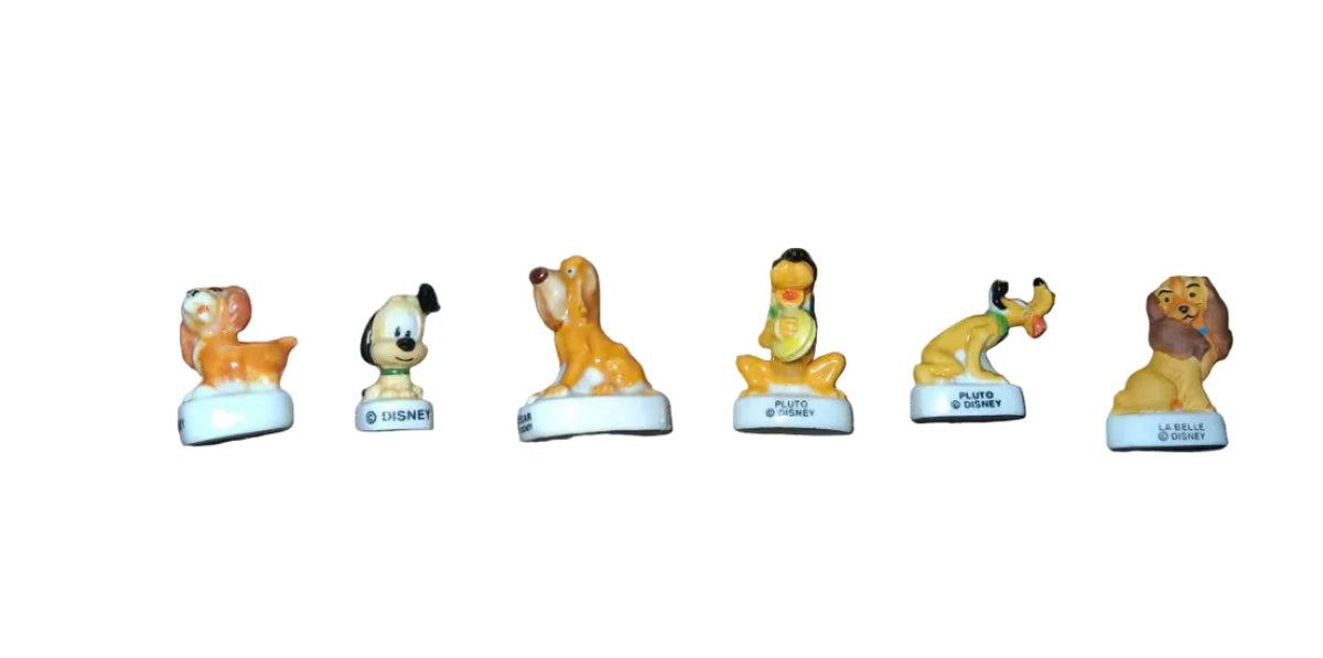 Disney Fève Set – Lady and the Tramp & Pluto (6 Pieces)