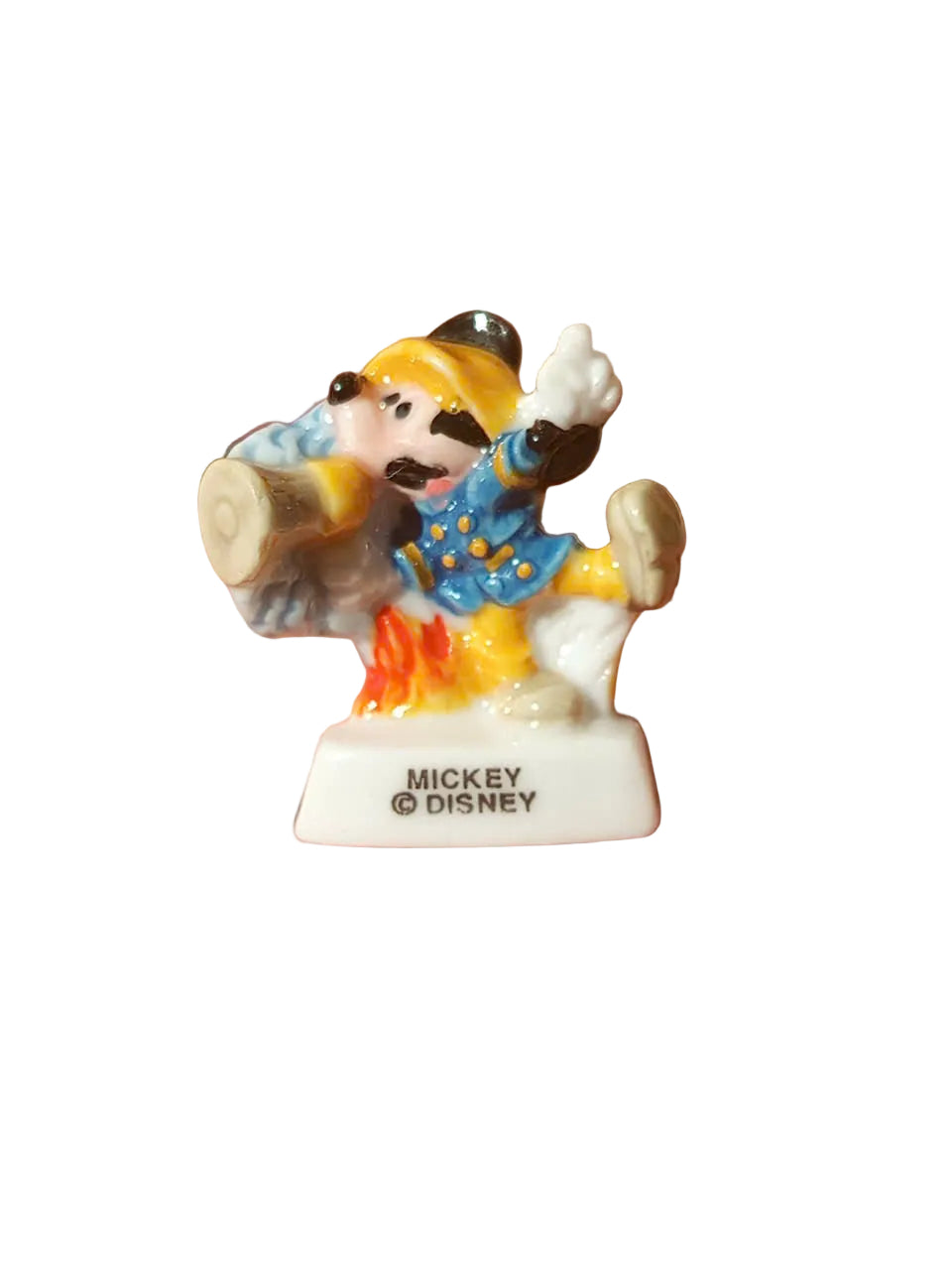 Set of 21 Mickey Mouse Fèves – French Miniature Porcelain Figurines
